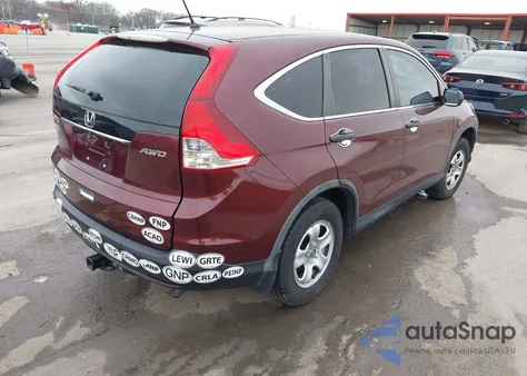 2014 Honda Cr-V Lx z USA, uszkodzony, nr VIN 5J6RM4H30EL022310